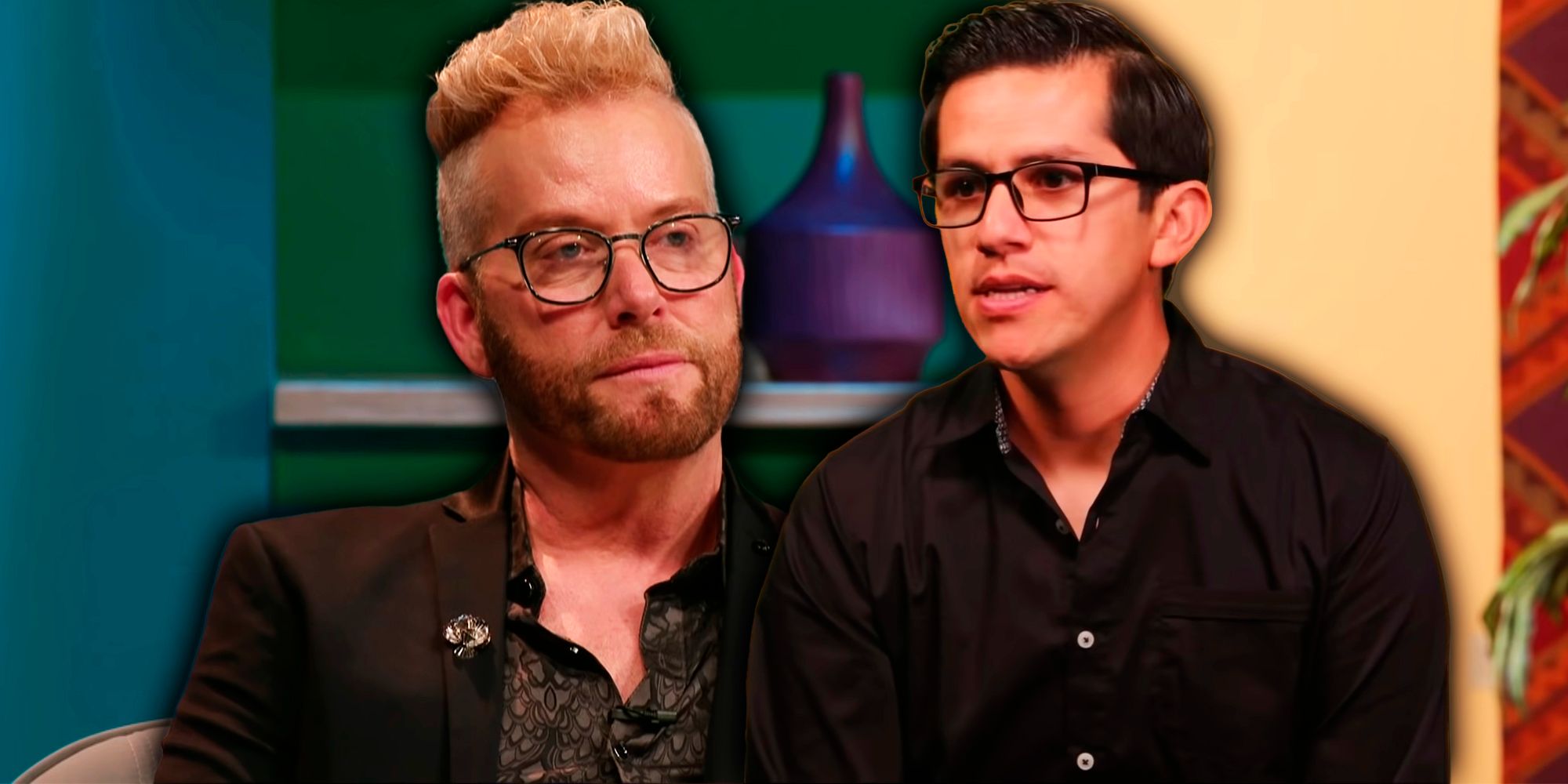 Kenny & Armando from 90 Day Fiancé: TOW Season 3 with serious expressions