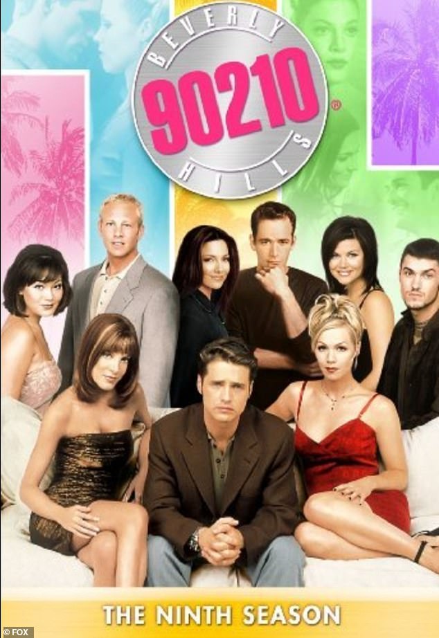 Epic: Beverly Hills, 90210 aired over 10 seasons from October 1990 to May 2000; the ninth season cast is shown in 1999