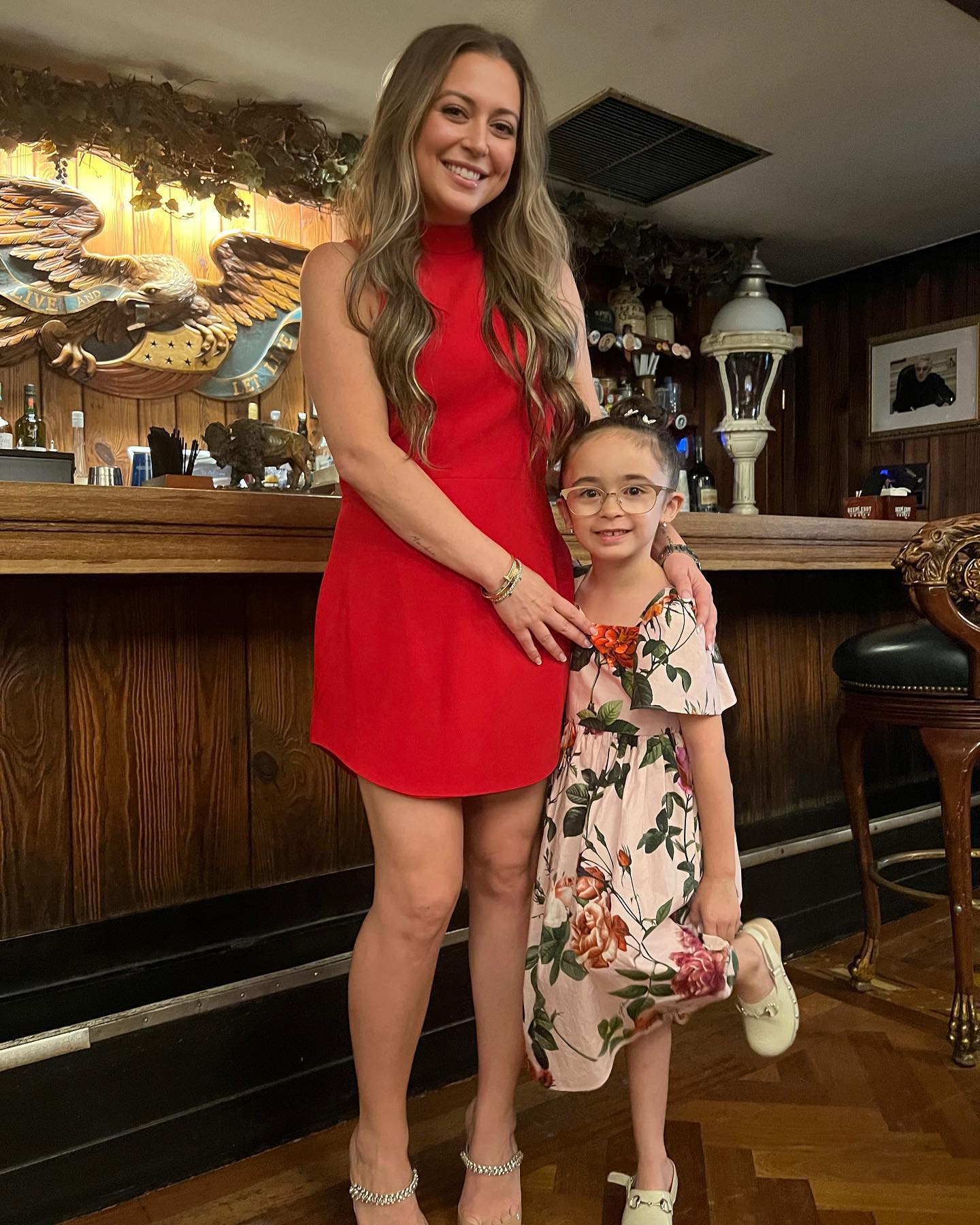 Lauren Manzo with her daughter